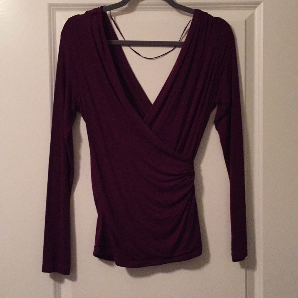 Purple Long Sleeve Top